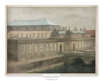 The Palace | Digital Printable Art | Vintage Denmark Cityscape Oil Painting
