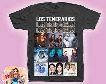 Los Temerarios Vintage Retro Unisex T-shirt Los Temerarios Fan Gift