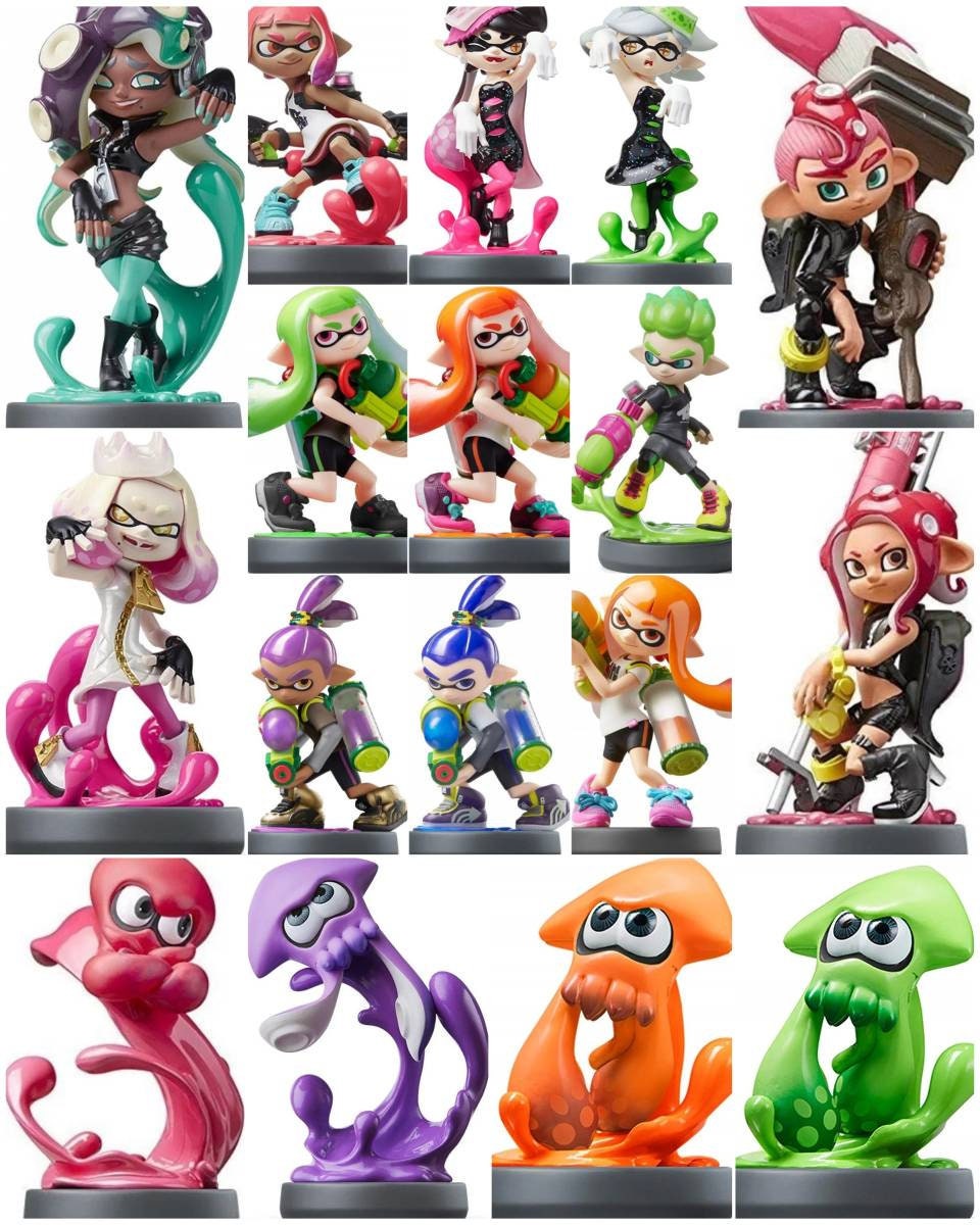 Splatoon Amiibos Single or Full Set Etsy