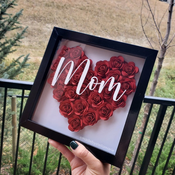 Floral Heart Box Etsy