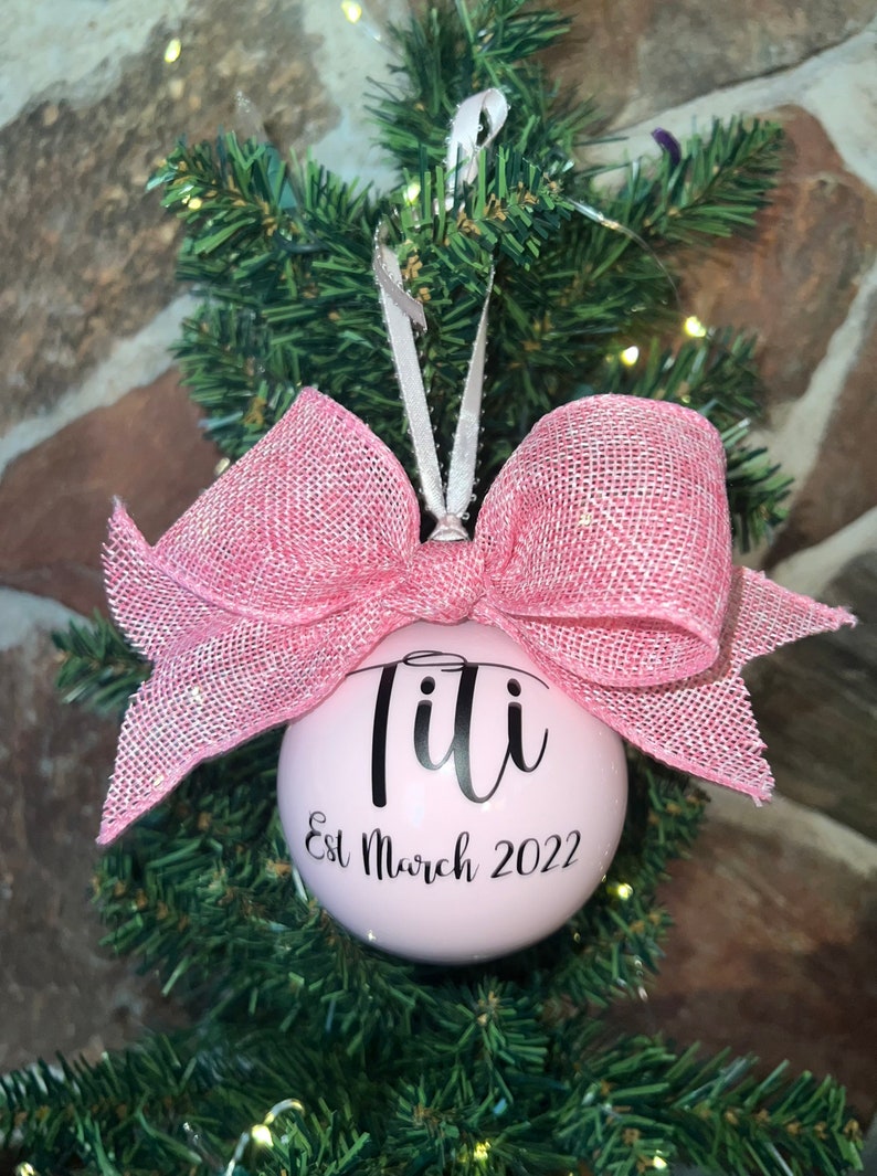 Personalized Christmas Ornaments Custom Tree Ornaments Etsy