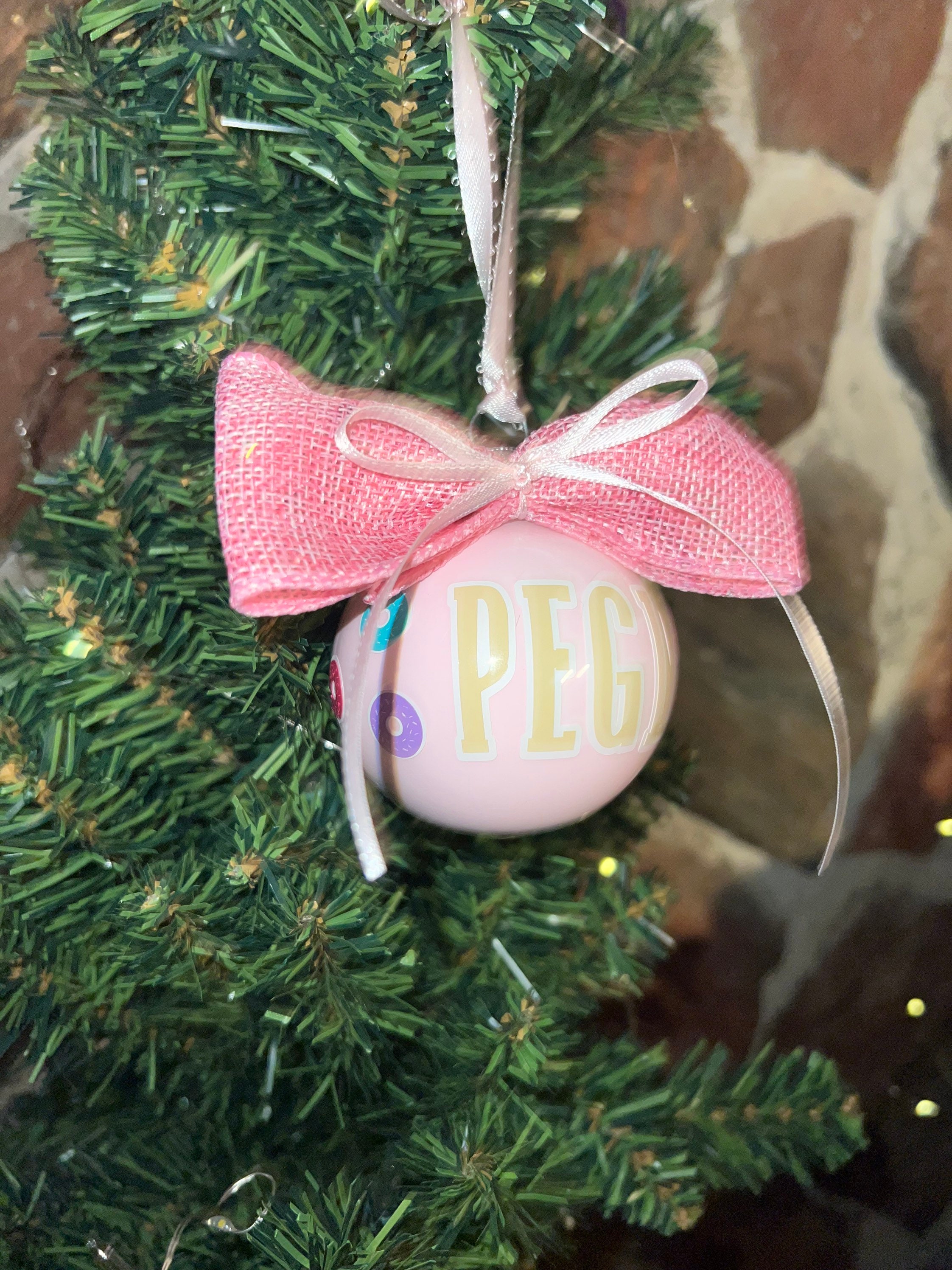 Personalized Christmas Ornaments Custom Tree Ornaments Etsy