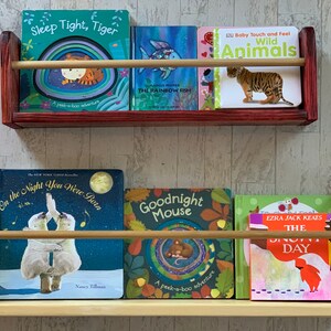 Kids Bookshelves, Bookshelf, Book Ledge, Picture Ledge, Bookshelves, kids shelf-Montessori | Made in USA