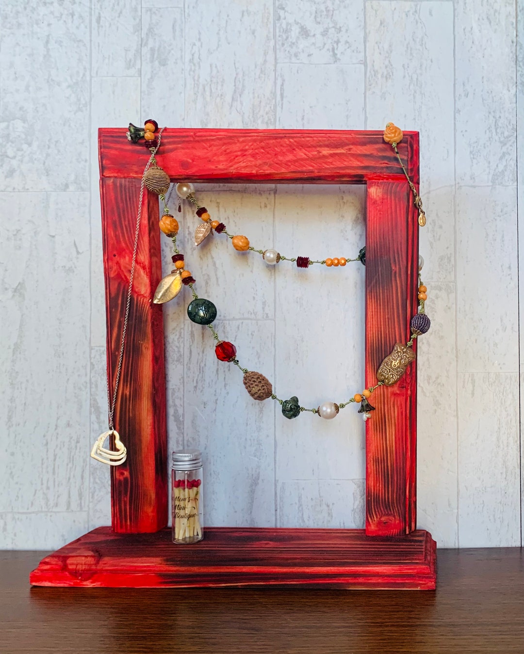 Framed Shelf Wooden Frame Shelf Plant Shelf Picture Frame Etsy