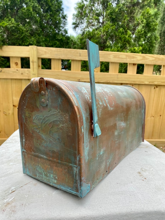 Copper mailbox Etsy