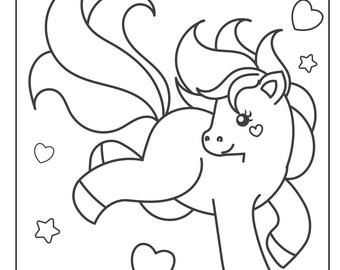 Download Coloring Book My Little Pony Etsy
