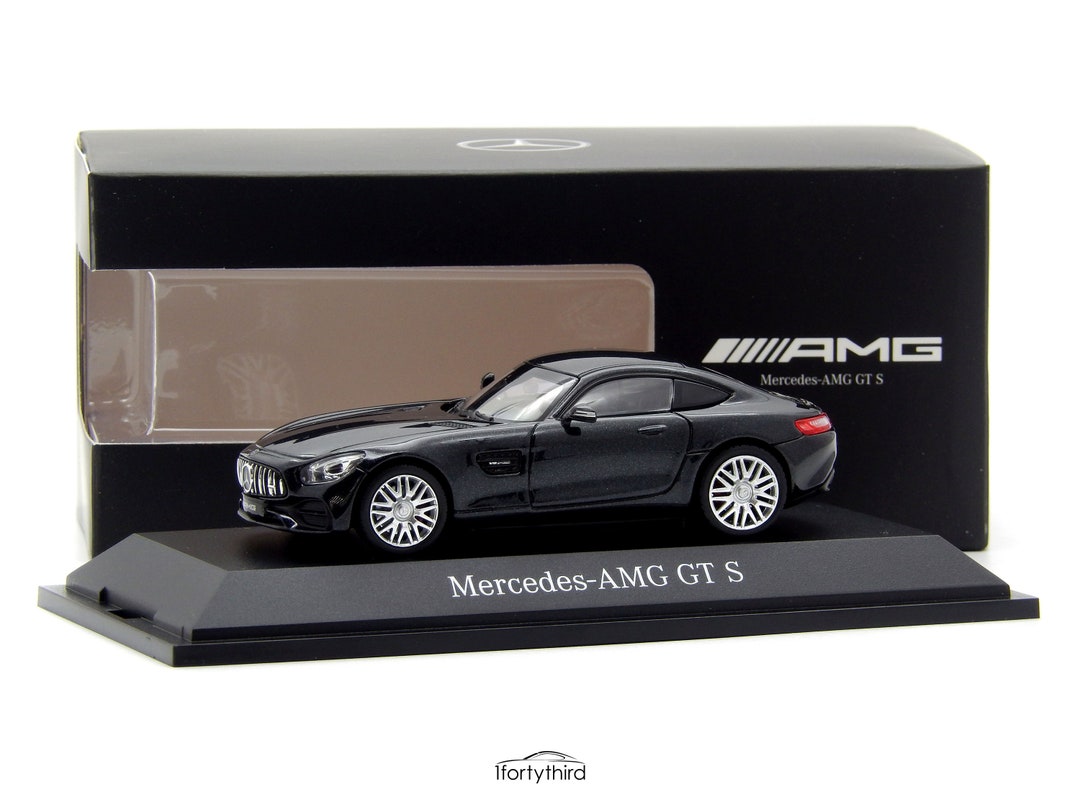 1:43 Mercedes Benz AMG GT S Coupe Magnetite Black Metallic Etsy Finland