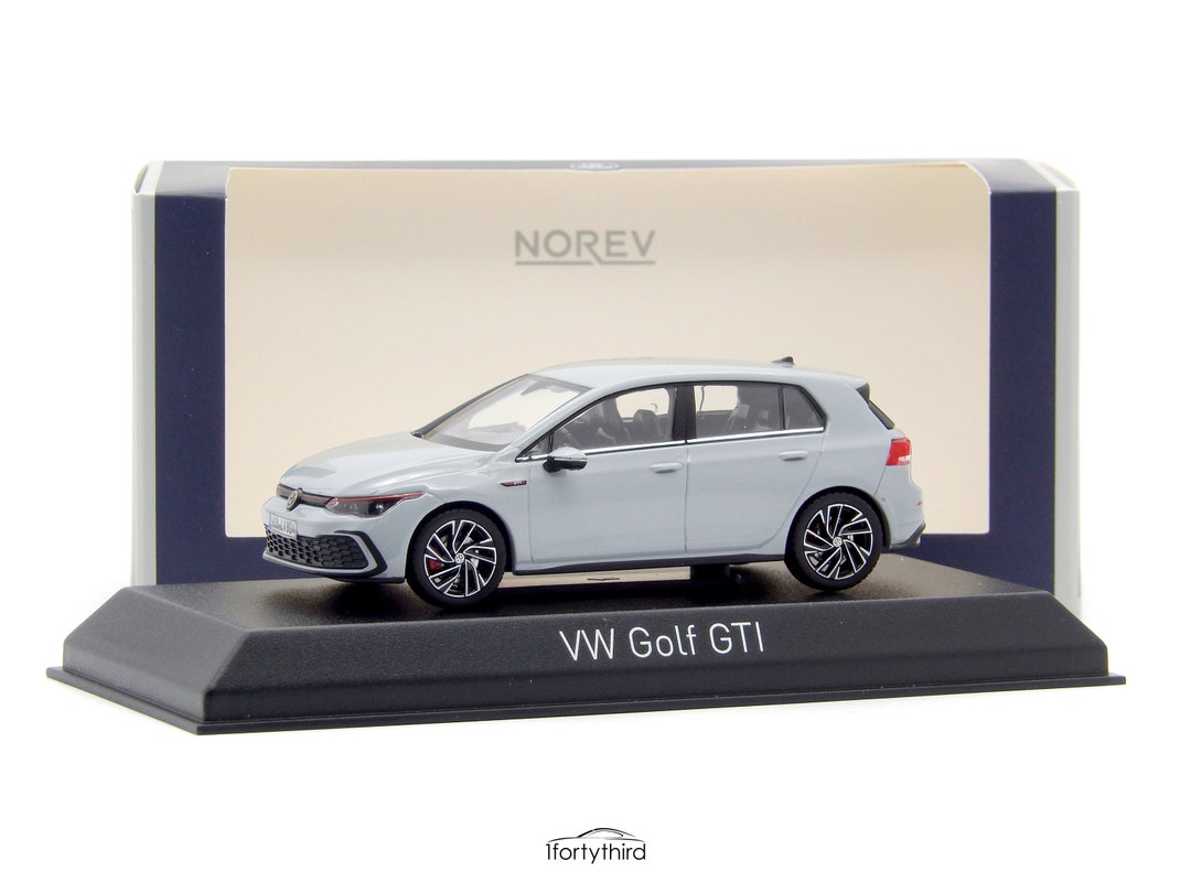 143 VW Volkswagen Golf Gti Mk8 Moonstone Grey Norev Diecast Etsy
