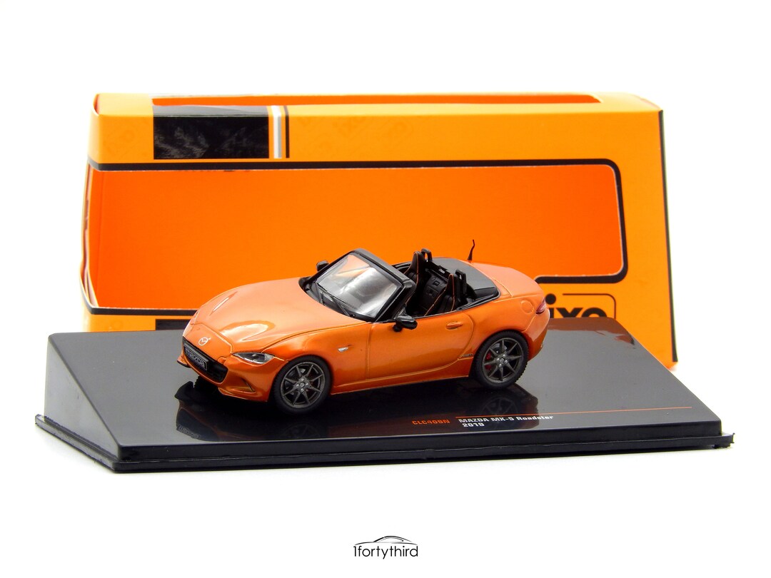 1:43 Mazda MX-5 Roadster 2019 ND Orange Metallic IXO Models Etsy 日本