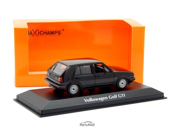 1 43 Vw Volkswagen Golf Gti Mk2 5dr 1985 Black Maxichamps Etsy Canada