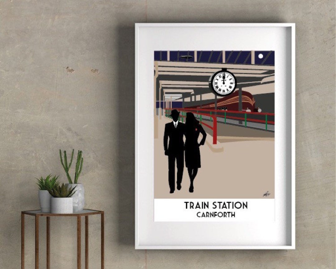 Carnforth Train Station. Brief Encounter Clock. Gift for Steam Etsy UK