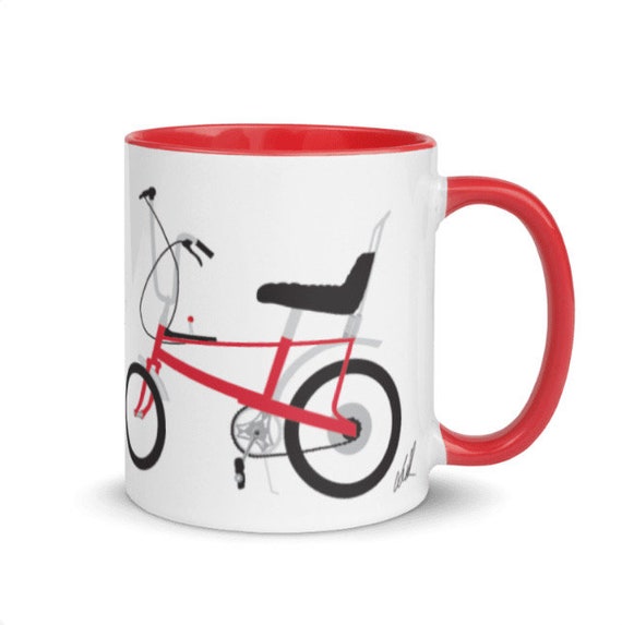 Raleigh Chopper Mug: Retro Bike Art, Classic Bicycle Gift UK
