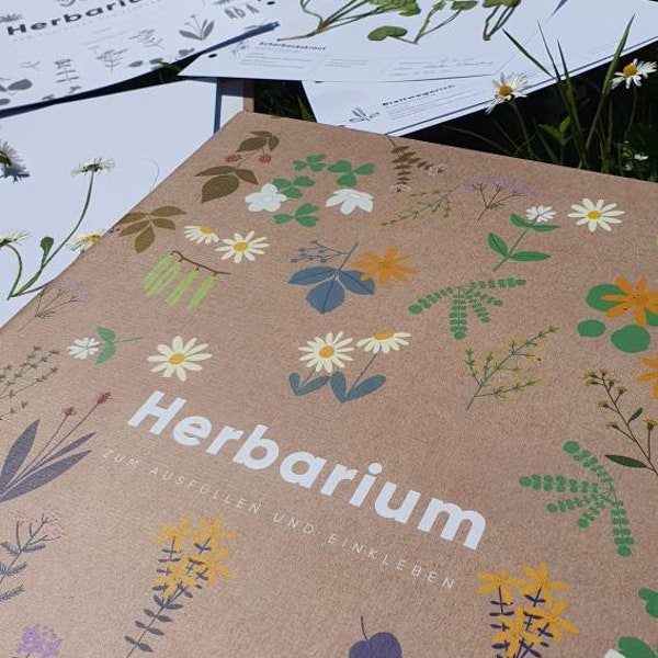 Herbarium - Zum Ausfüllen und Einkleben