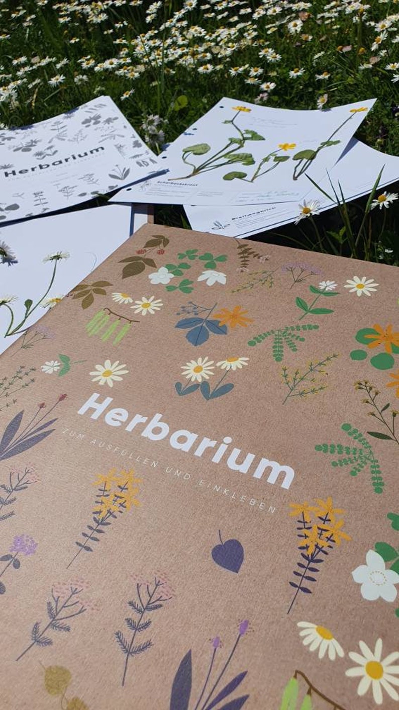 Herbarium To fill out and paste image 1