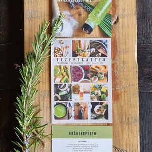 Wild herb recipe card sets image 7
