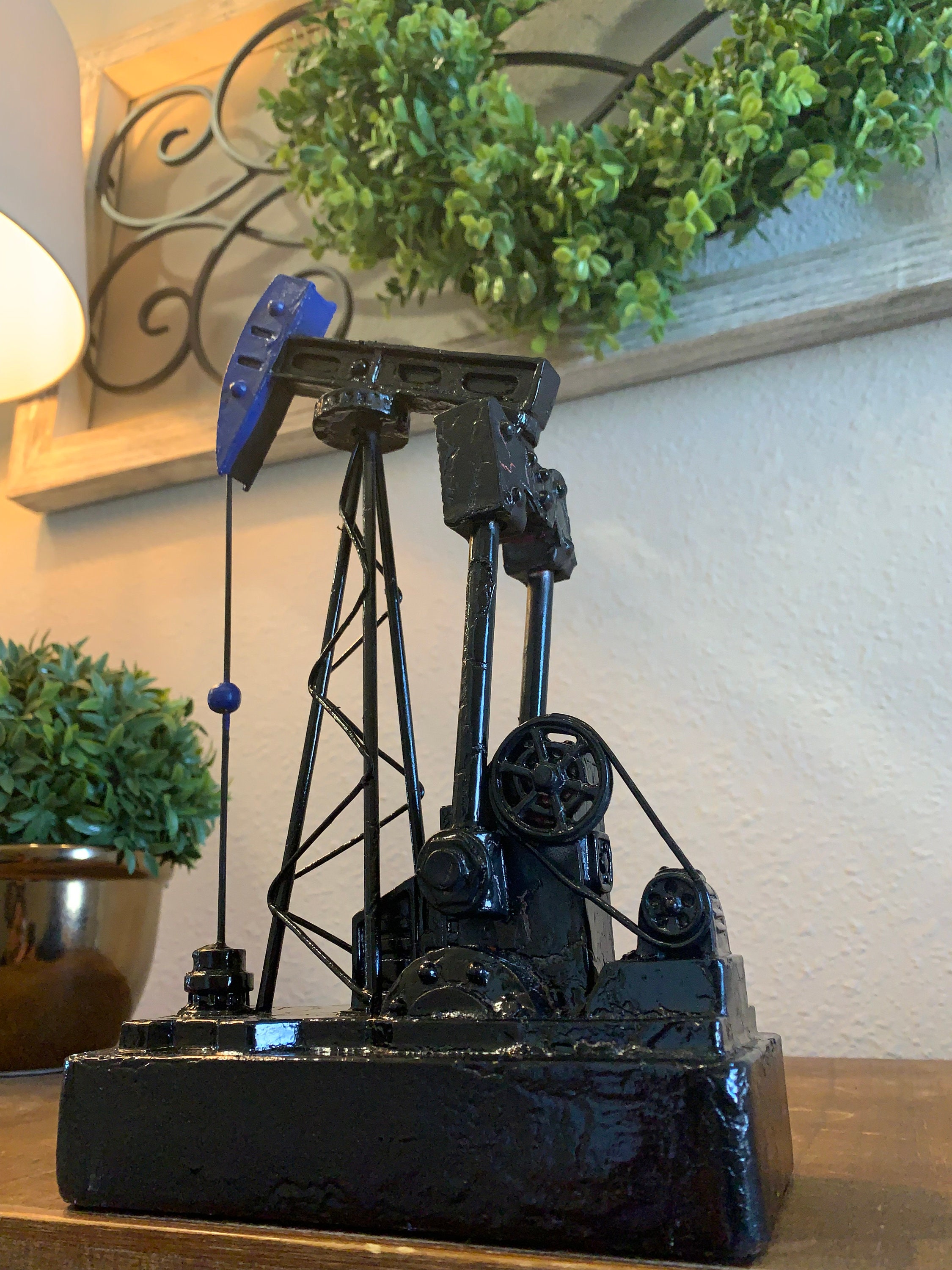 Oilfield Oil and Gas Decor Oil Rig Pumpjack Oil Rig Gift Gift for Him