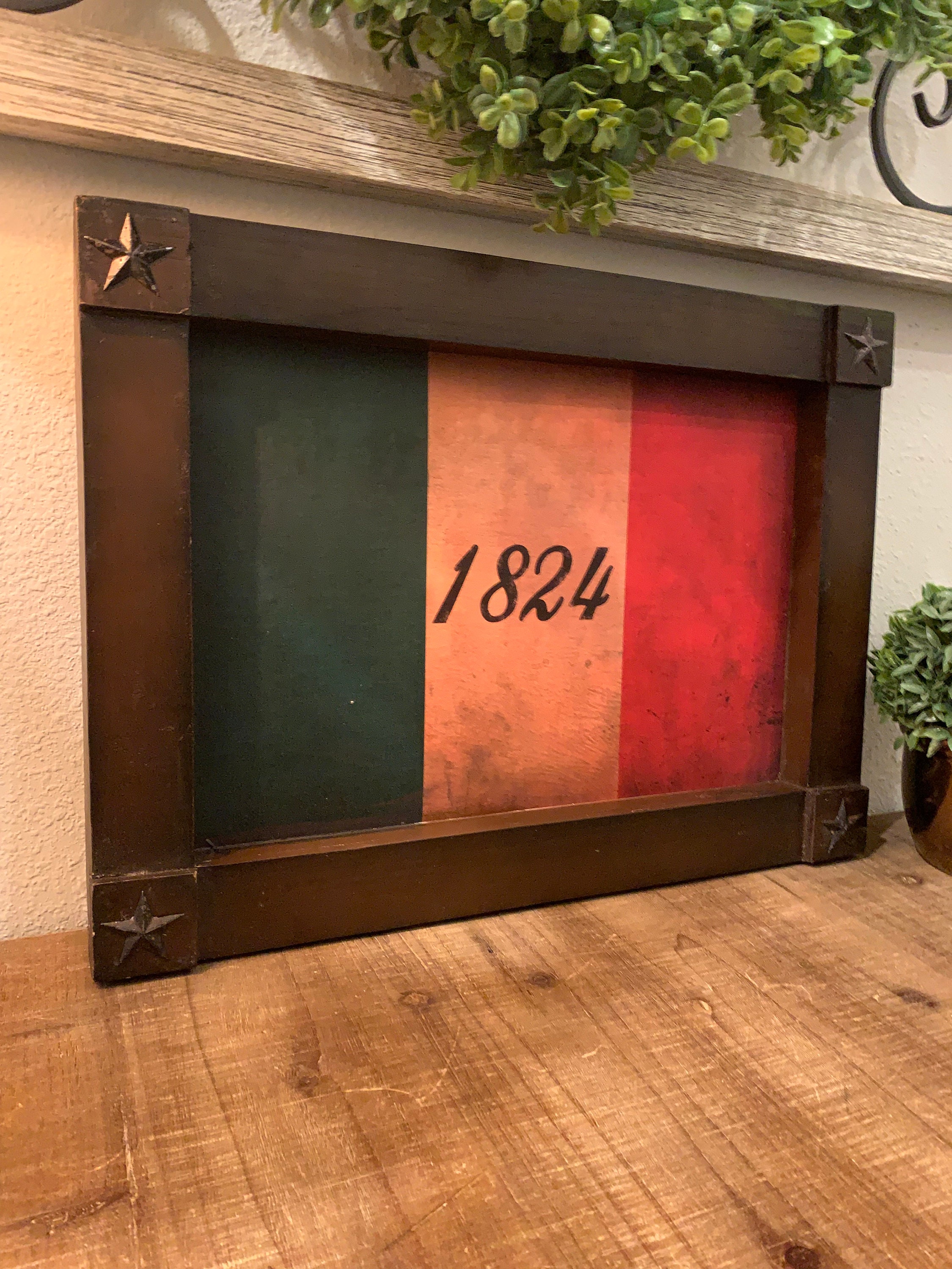 Texas Alamo Flag Battle Flag Alamo Flag 1824 Flag 1824 Etsy