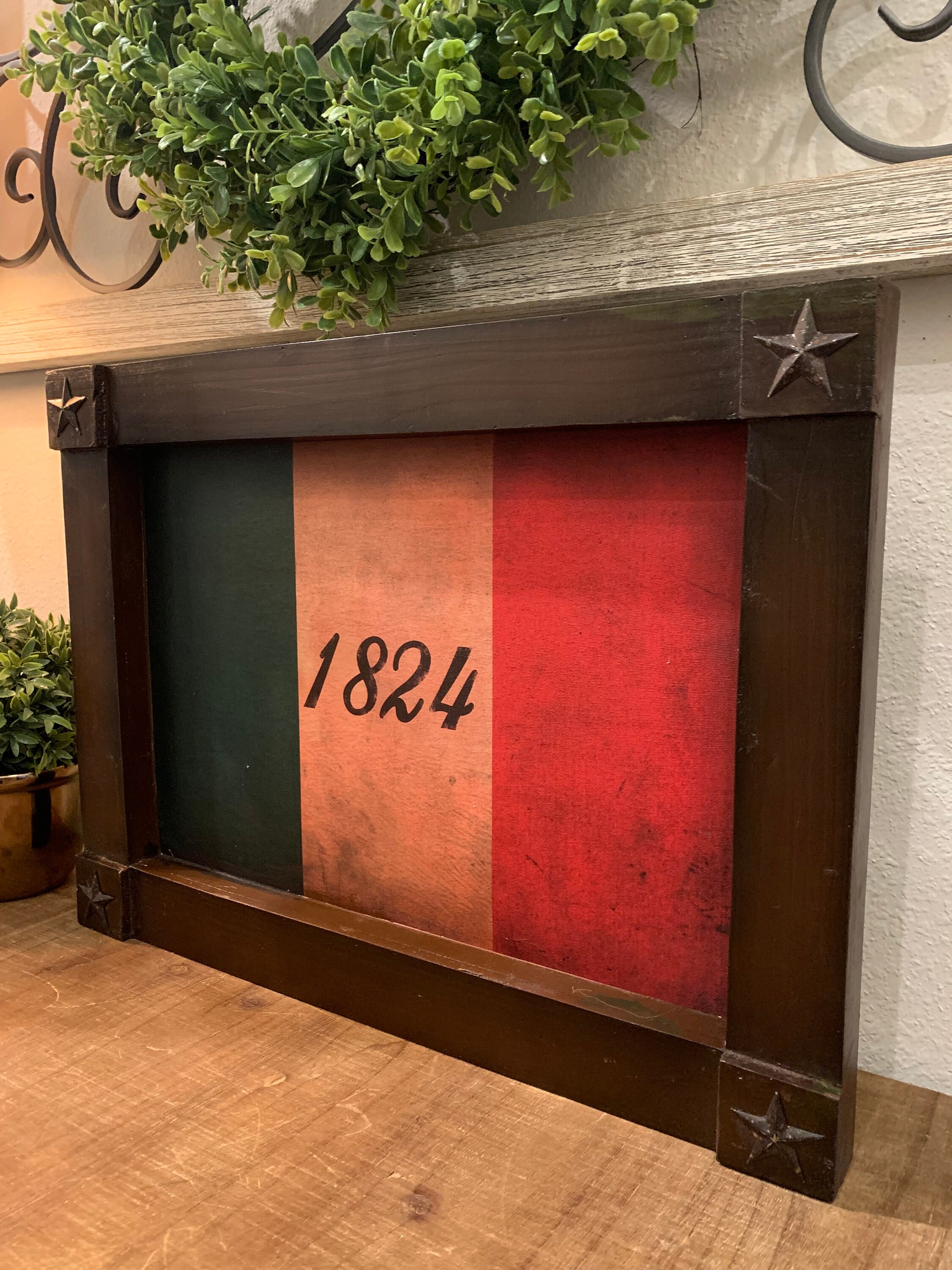 Texas Alamo Flag Battle Flag Alamo Flag 1824 Flag 1824 Etsy