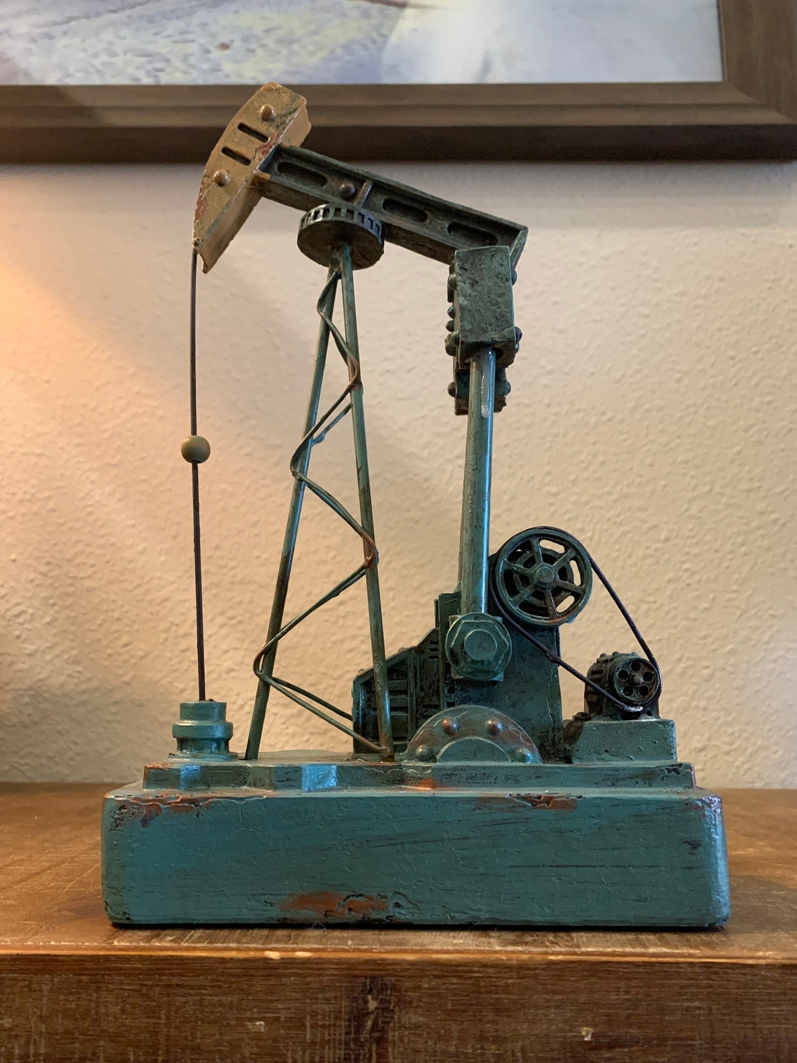 Oil and Gas Decor Oil Gas Oil Decor Oil Rig Derrick Rig Etsy