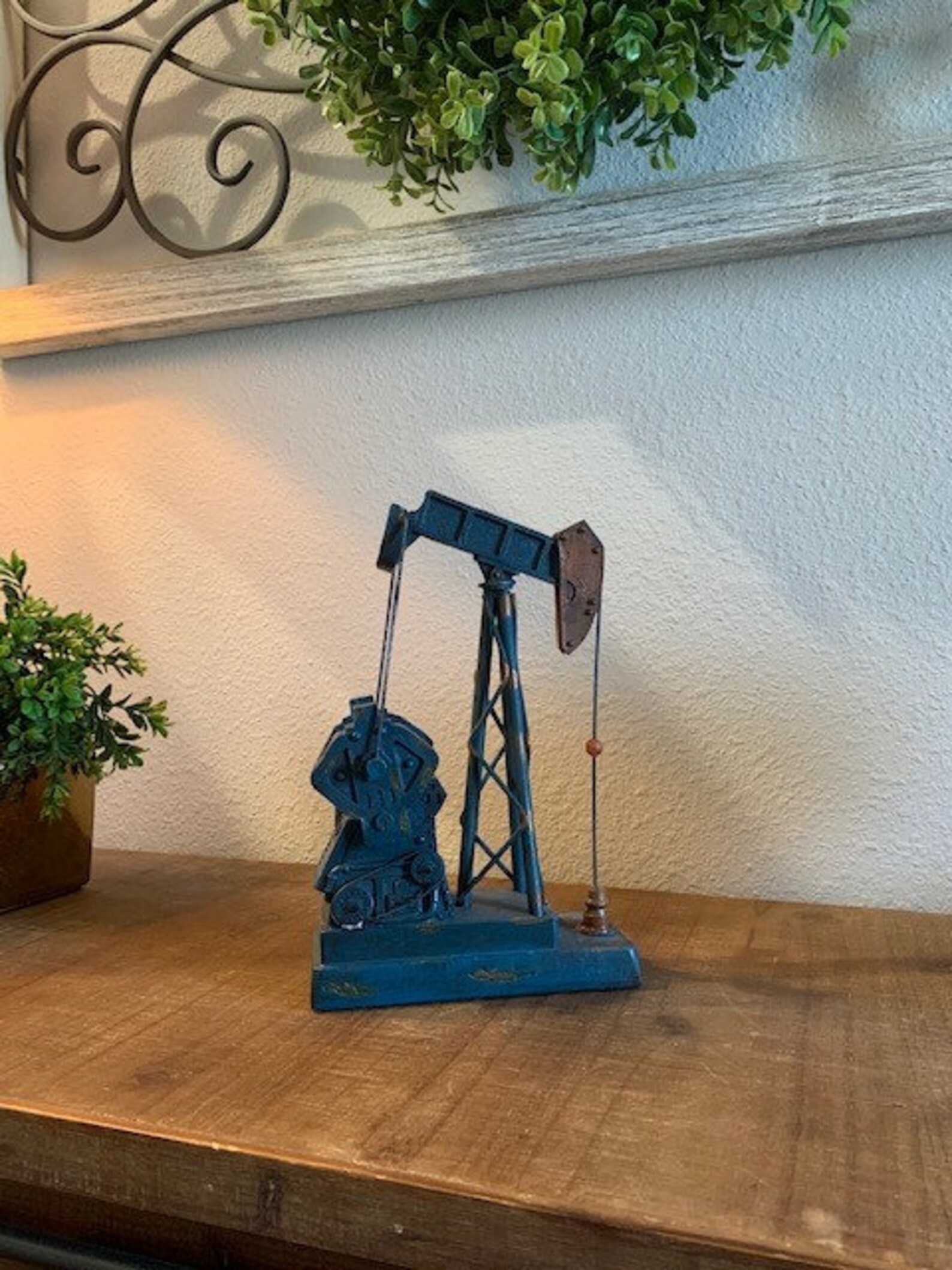 Oil and Gas Decor Oil Gas Oil Decor Oil Rig Derrick Rig Etsy