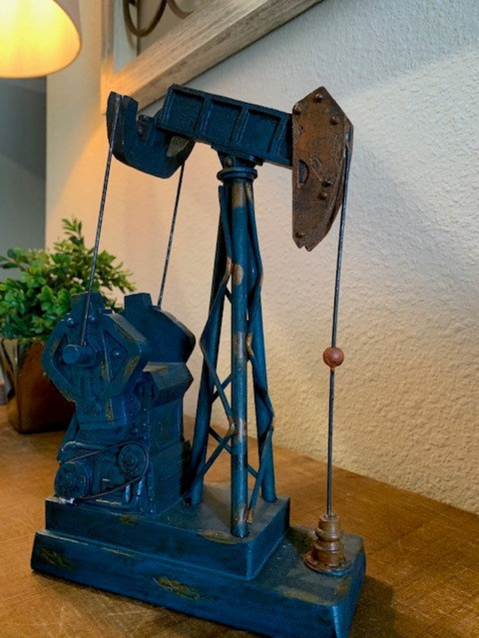 Oil and Gas Decor Oil Gas Oil Decor Oil Rig Derrick Rig Etsy
