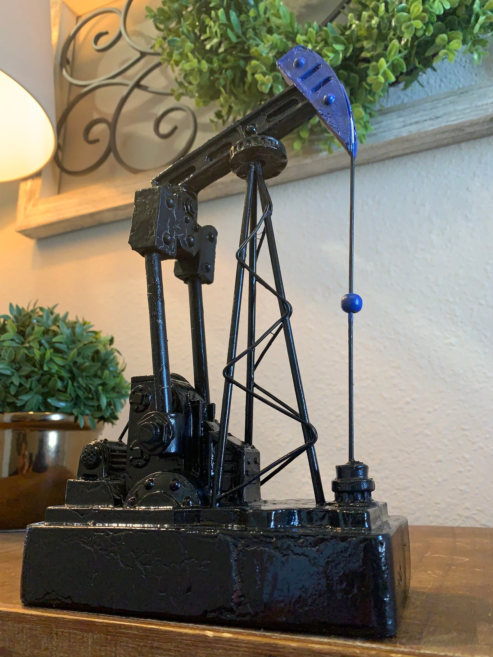 Oilfield Oil and Gas Decor Oil Rig Pumpjack Oil Rig Etsy