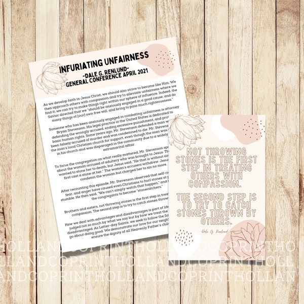 YW Devotional | Girls Camp Fireside Message | Printable Lesson Handout | Trust in the Lord | Stone Catchers Message |