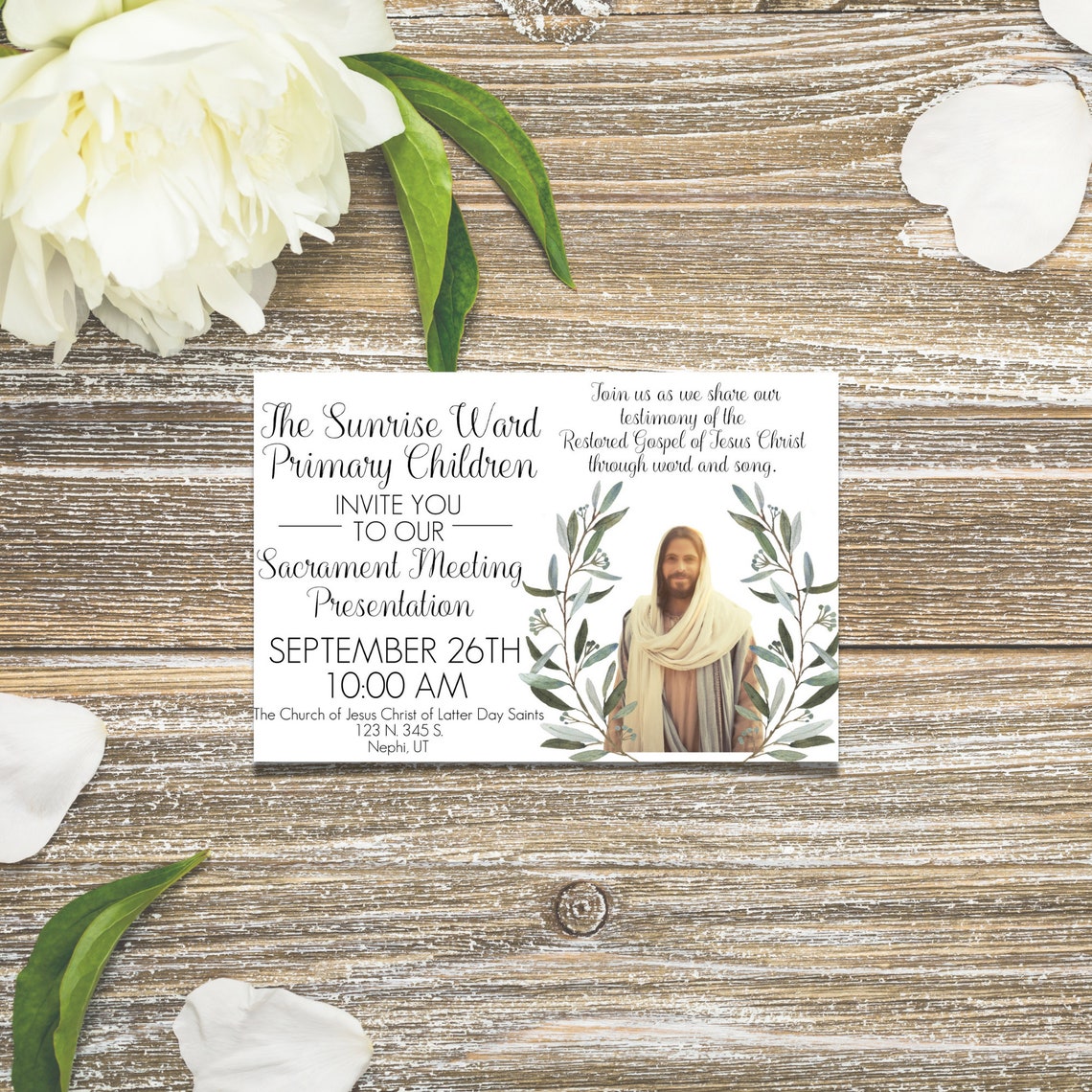 Primary Program Invitation Editable Customizable - Etsy