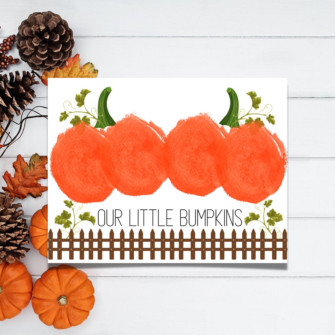 Baby Bumpkin Keepsake Baby's First Halloween Our Little Bumpkin Pumpkin Bumpkin Patch