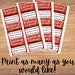 Baptism Covenant Reminder Kit Kat Printable Primary Baptism Gift ...