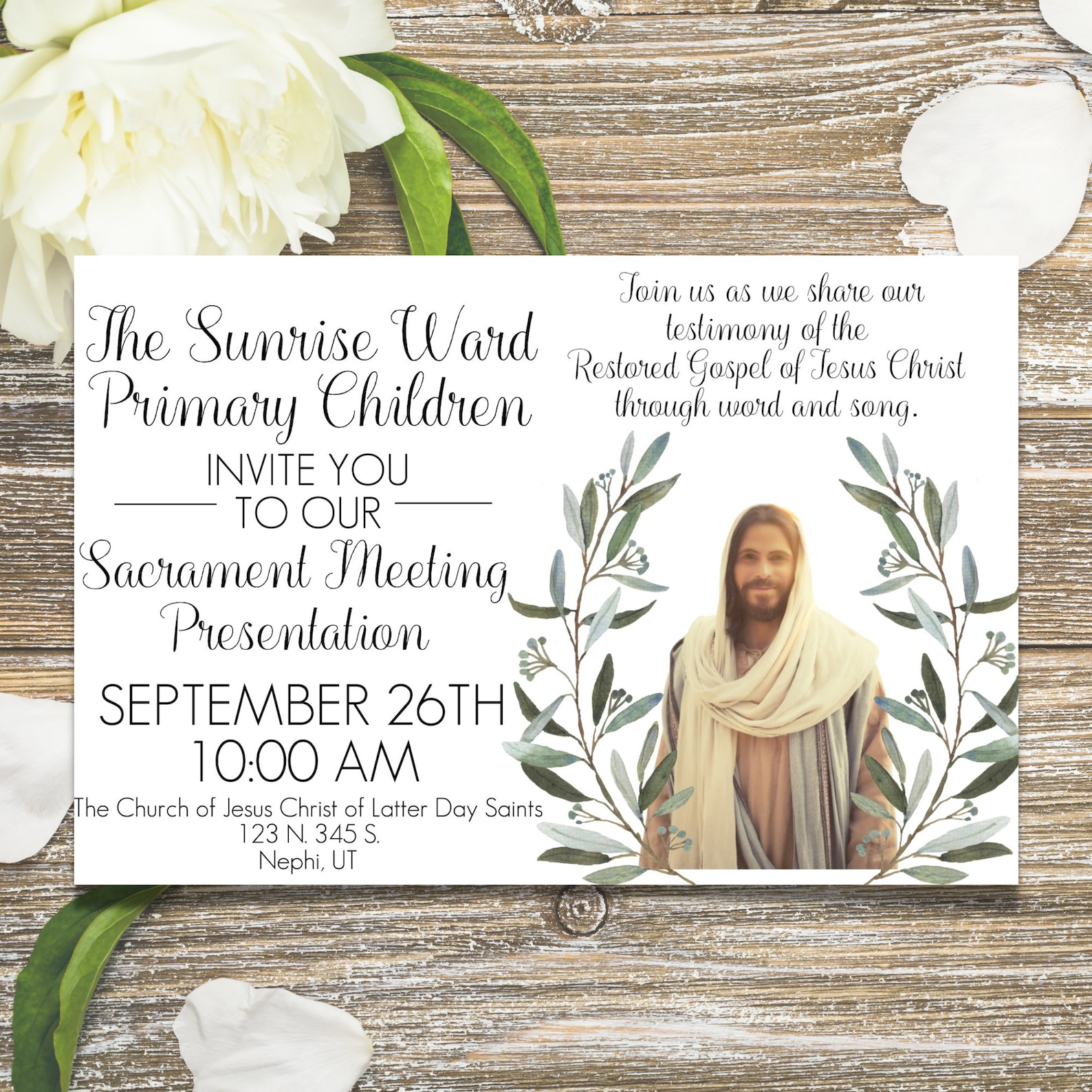 Primary Program Invitation Editable Customizable - Etsy
