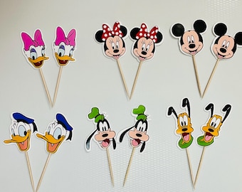 Mickey & Friends Cupcake Toppers