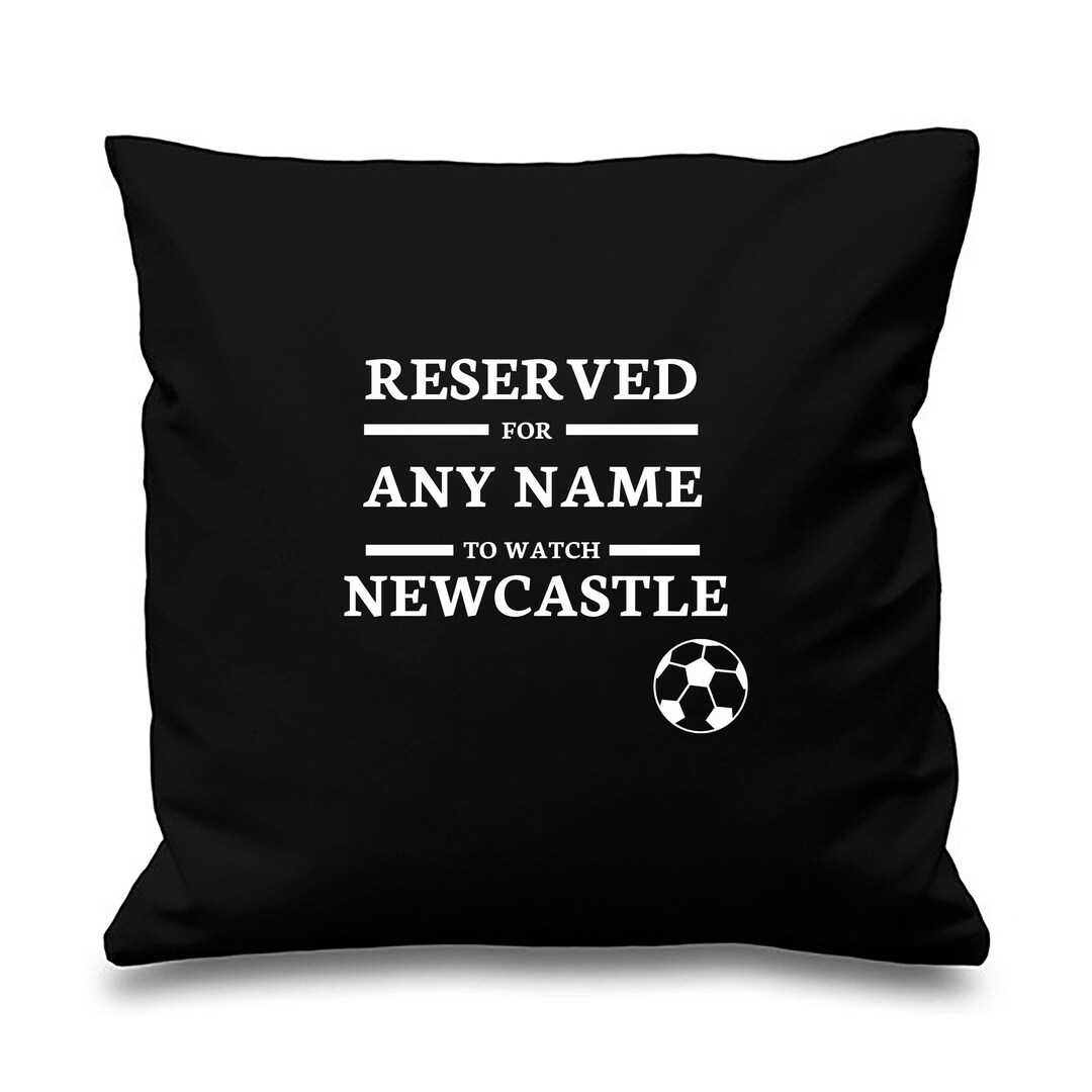 Newcastle United Cushion Cover Personalised Gift Custom Etsy UK