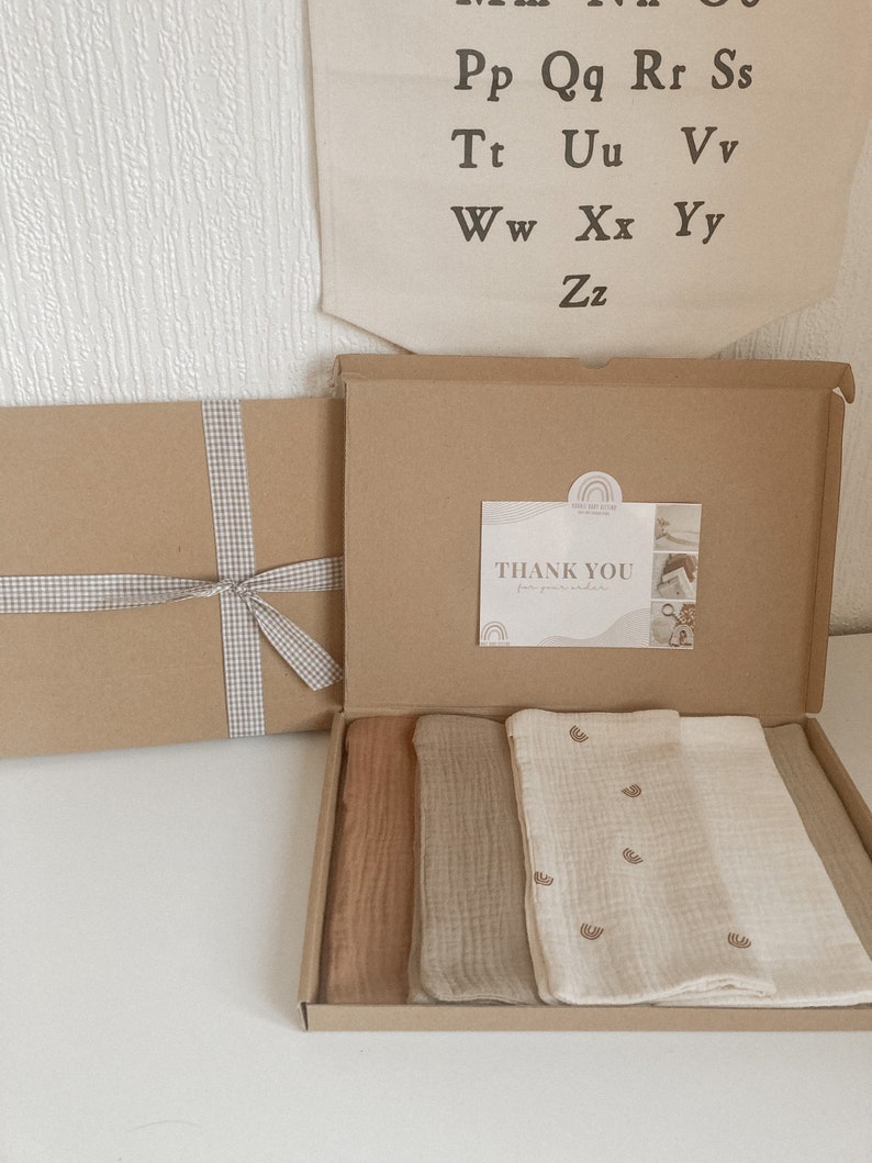 Muslin squares, Muslin washcloths, Reusable wipes, Baby shower gift, Baby washcloth, neutral baby, newborn gift, gift for baby, cloth nappy bild 8