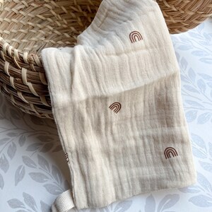 Muslin squares, Muslin washcloths, Reusable wipes, Baby shower gift, Baby washcloth, neutral baby, newborn gift, gift for baby, cloth nappy bild 7