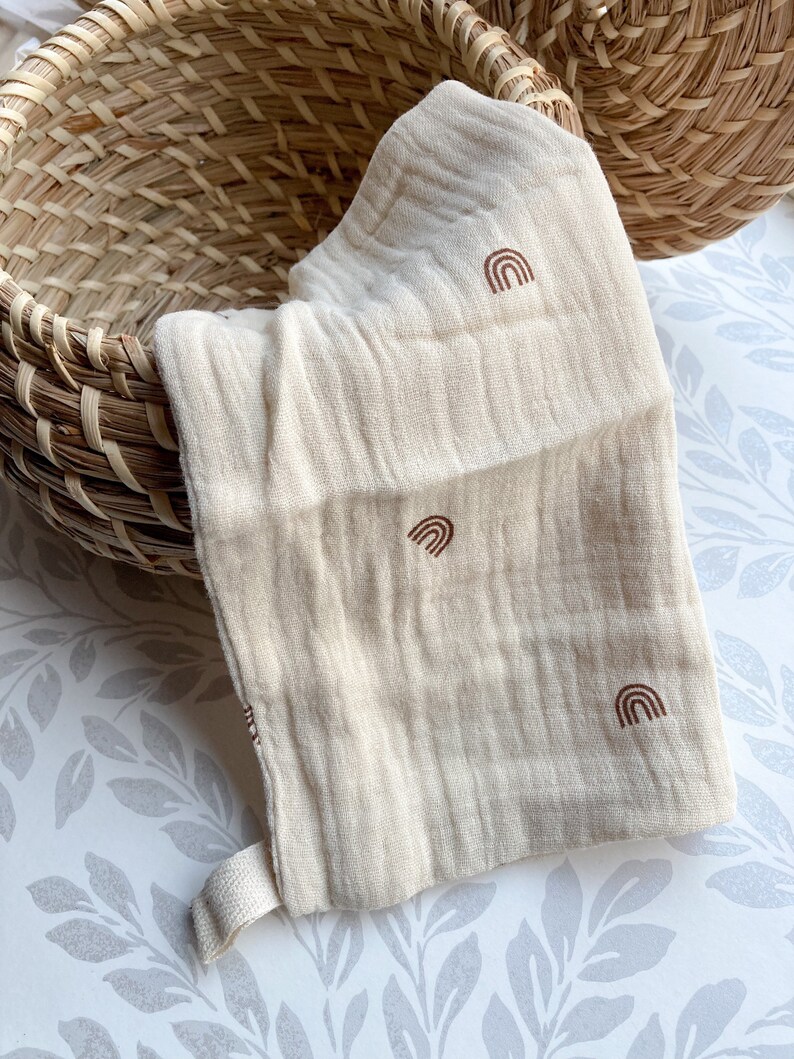 Muslin squares, Muslin washcloths, Reusable wipes, Baby shower gift, Baby washcloth, neutral baby, newborn gift, gift for baby, cloth nappy bild 7