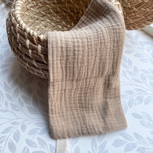Muslin squares, Muslin washcloths, Reusable wipes, Baby shower gift, Baby washcloth, neutral baby, newborn gift, gift for baby, cloth nappy bild 5
