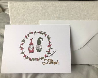 Christmas Card | Another Dam Christmas Card | funny | Holiday | Christmas Tree | Elfs  Red and Green | Canadiana | Blank Greeting Card