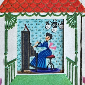 alte viktorianische Freundschaftskarte Postkarte - Postkarte