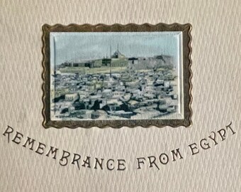 vintage souvenir note cards Remembrance From Egypt