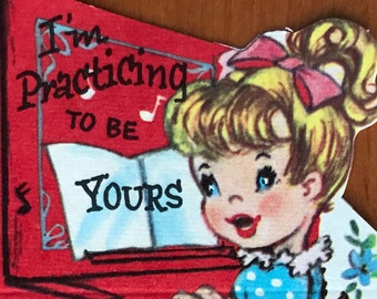 4 vintage children's Valentine's Day cards