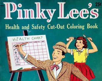 vintage Pinky Lee health and safety children's book