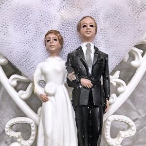 vintage wedding cake topper