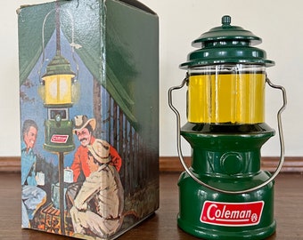 vintage Coleman lantern Avon Wild Country cologne bottle original packaging