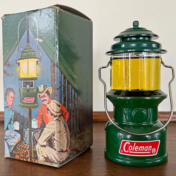 vintage Coleman lantern Avon Wild Country cologne bottle original packaging