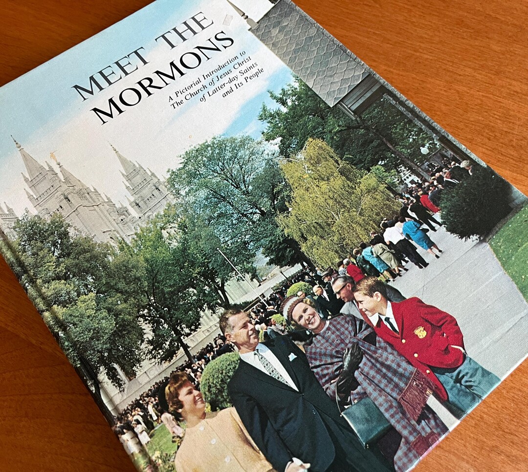 Meet the Mormons Vintage Book 1965 LDS Pictorial Photographs Etsy