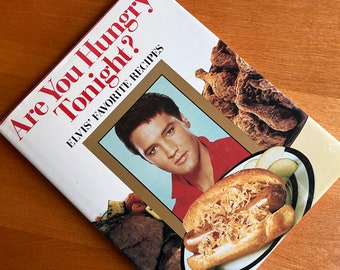 Livre de cuisine de 1992 Avez-vous faim ce soir ? Les recettes préférées d'Elvis Presley