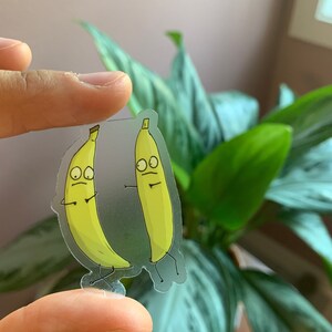 Clear Bananas Sticker