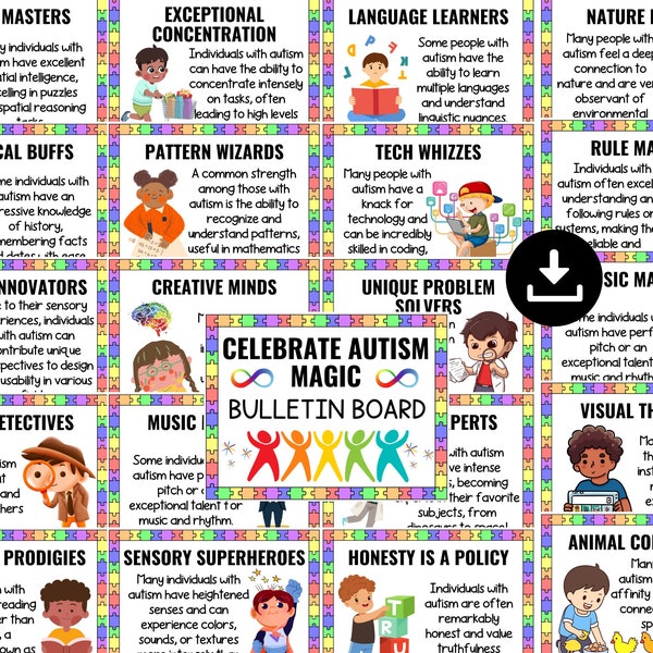 Autism Bulletin Board - Etsy