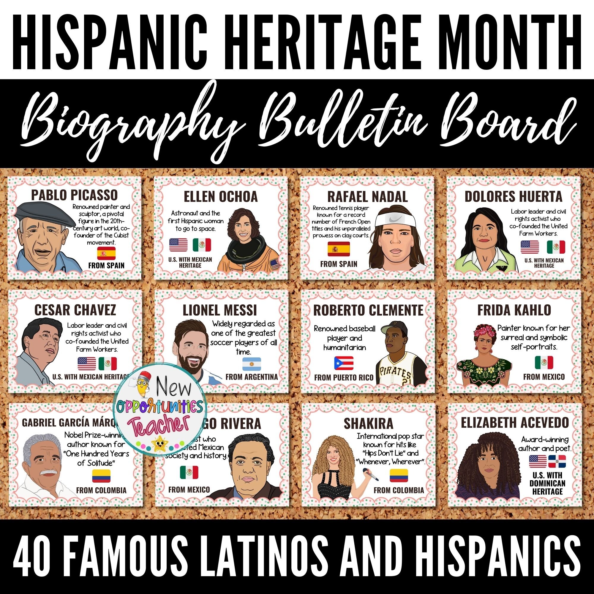 Hispanic Heritage Month (set Of 8) Printable Posters, Latinx Heritage...